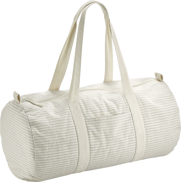Organic Cotton Bag with Stripes Westford Mill | W 258 - Grey Stripe / onesize