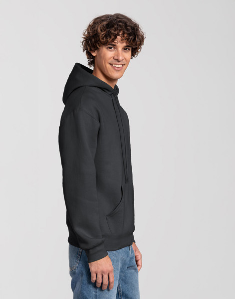 Iconic Premium Hooded Sweat - White / S