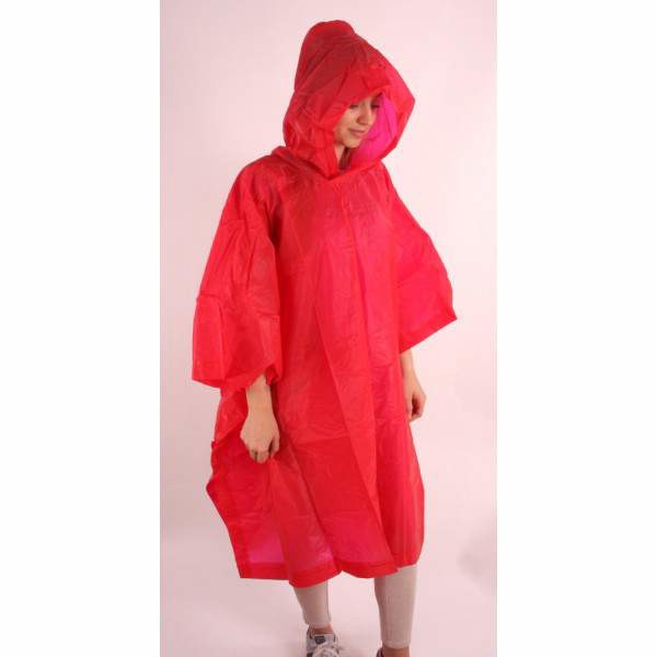 RASPRODAJA - Kabanica/Poncho, KARIBAN K820, one size, RED