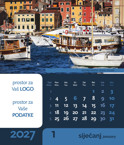 Stolni CD kalendar – Jadranski gradovi