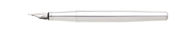 Valli metal fountain pen, piston mechanism - Silver