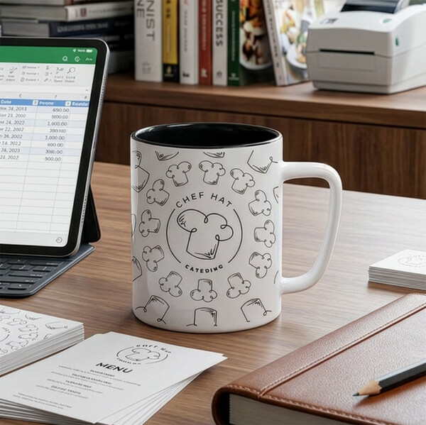 Mug Tommy Duo - White / Black