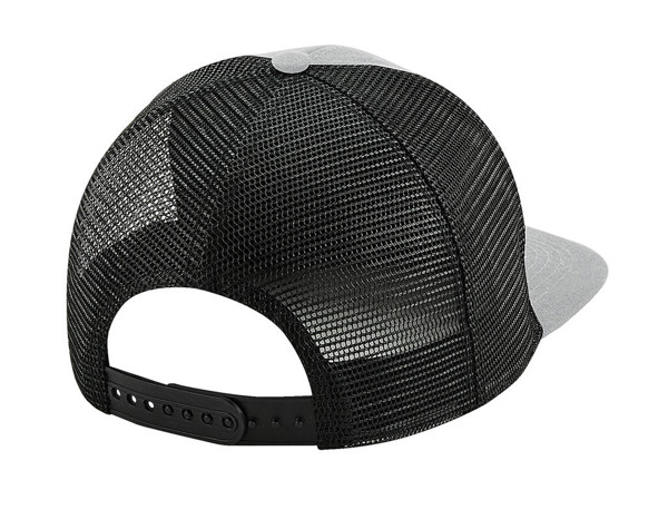 Original Flat Peak 6 Panel Trucker - Grey / Black / ONE SIZE