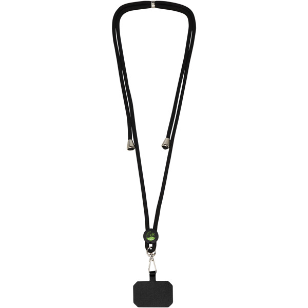 Kubi lanyard voor telefoon - Zwart