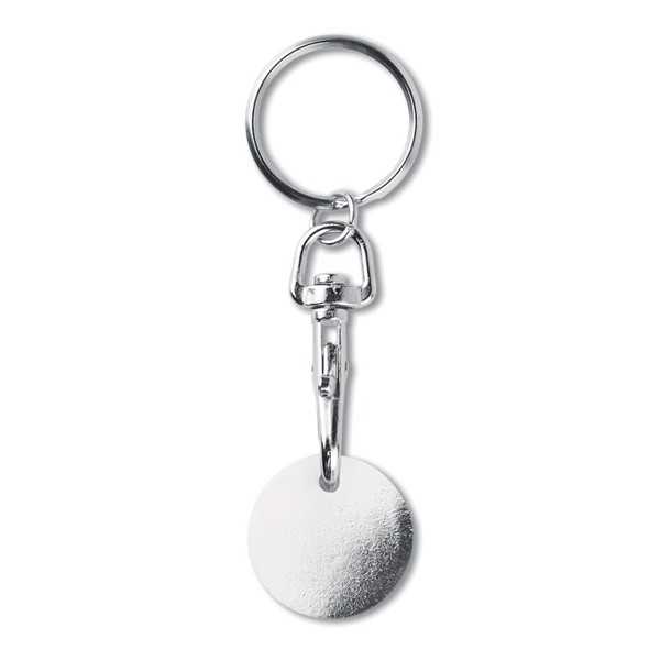 Key ring token (€uro token) Tokenring - White