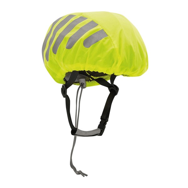 Bike helmet rain cover 210D polyester, reflective