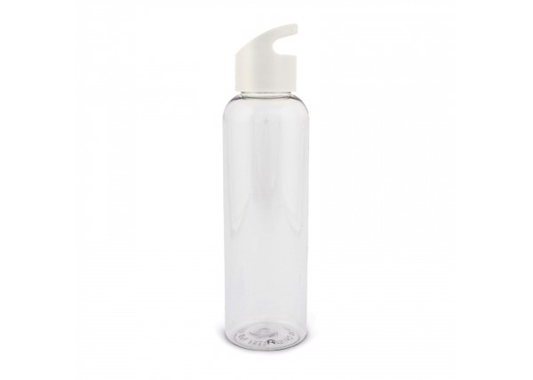Water bottle Loop transparent R-PET 600ml - Transparent White