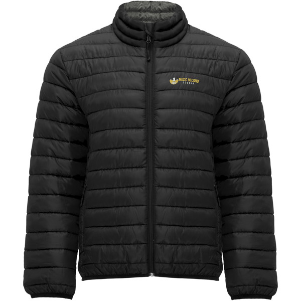 Finland men's insulated jacket - Solid Black / XL