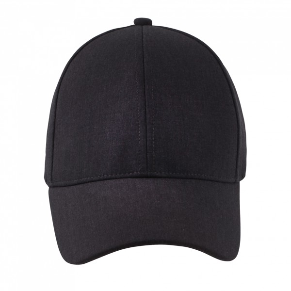Tom - 6-Panel Cap - Anthracite melanged