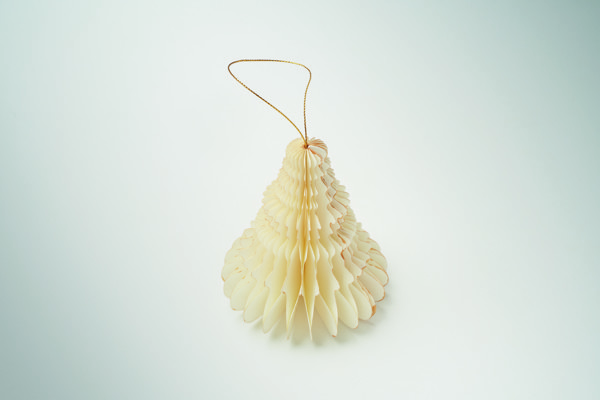 Christmas paper tree hanger Harmotree - Beige