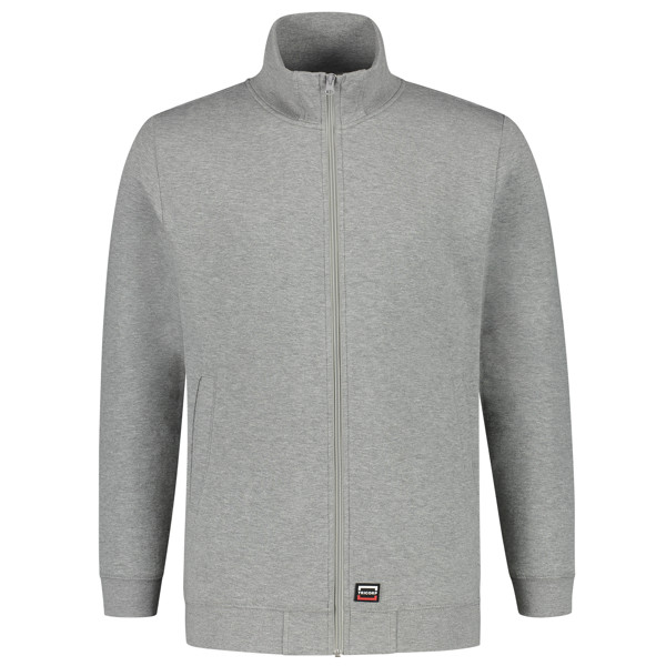 Mikina Unisex Tricorp Sweat Jacket Washable 60 °C - Grey Melange / 3XL