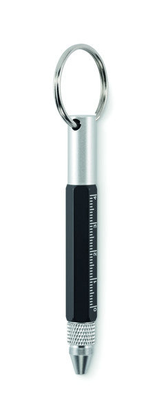 Caneta chaveiro com medidor Twen - Preto