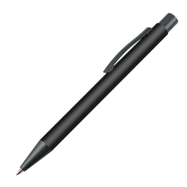 MIKOLAJ Plastové guľôčkové pero - Black