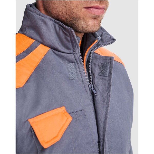 Armada multi-pocket workwear vest - Lead / Black / L