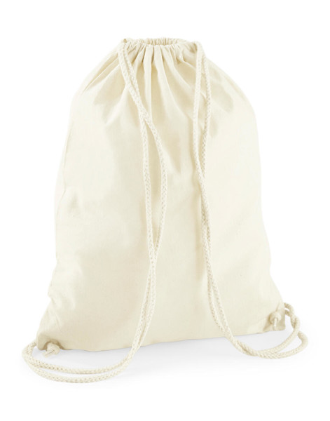 Recycled Cotton Gymsac - Black / ONE SIZE