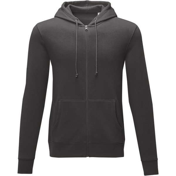Felpa Theron con cappuccio full zip da uomo - Grigio tempesta / S