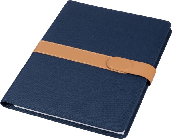 Schrijfmap Sven | Gerecycled PET | A4 - zwart