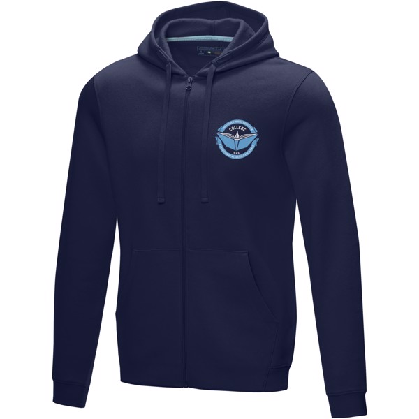 Ruby men’s organic recycled full zip hoodie - Navy / 3XL