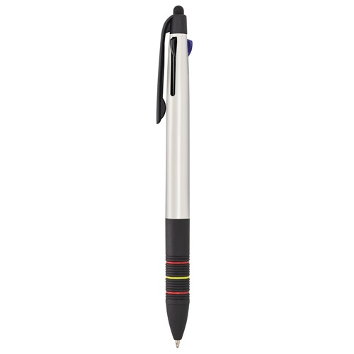 <p>STYLO POINTEUR 3 COULEURS AVEC DRAPEAU “HISPANIA”</p> - Blanc