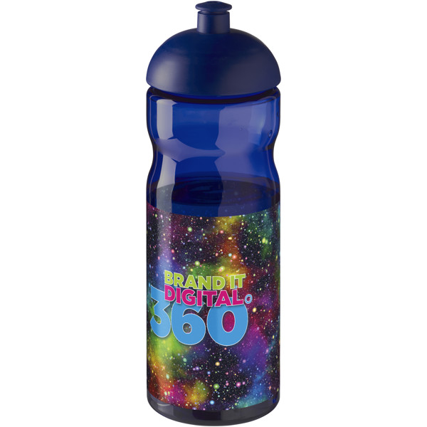 Borraccia sportiva H2O Active® Base da 650 ml con coperchio a cupola - Blu