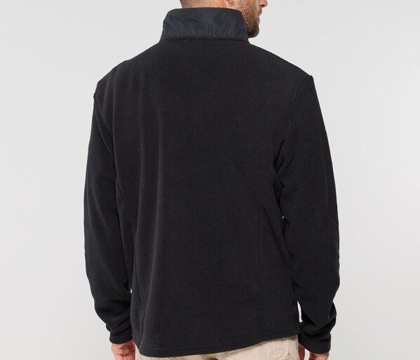 Polaire col zippé contrasté - GREY / XS