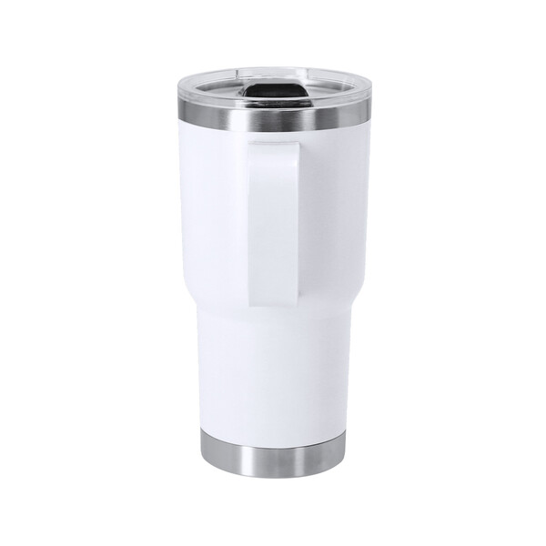 Insulated Mug Paster - White