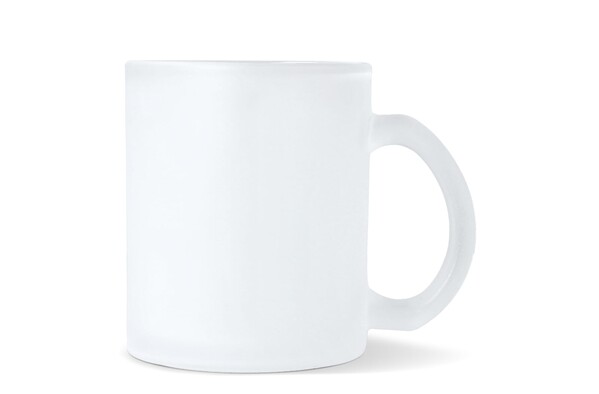 Mallorca subli frosted glass mug 335ml