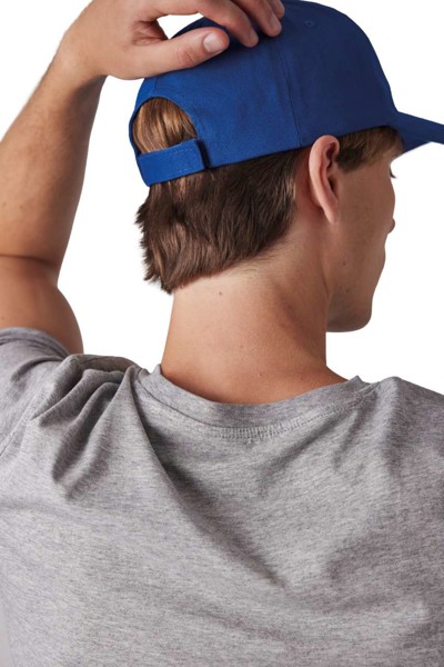 6 Panels Organic Cotton Cap - White