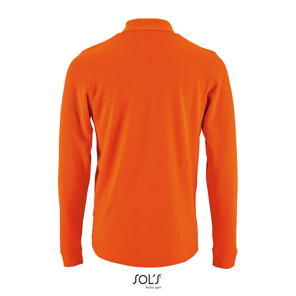 PERFECT MEN LSL POLO 180g Perfect Lsl Men - LaranjaL
