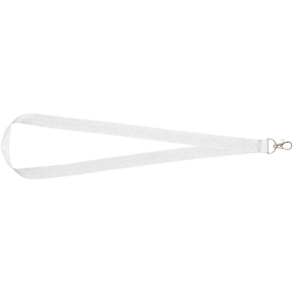 Impey lanyard with convenient hook - White