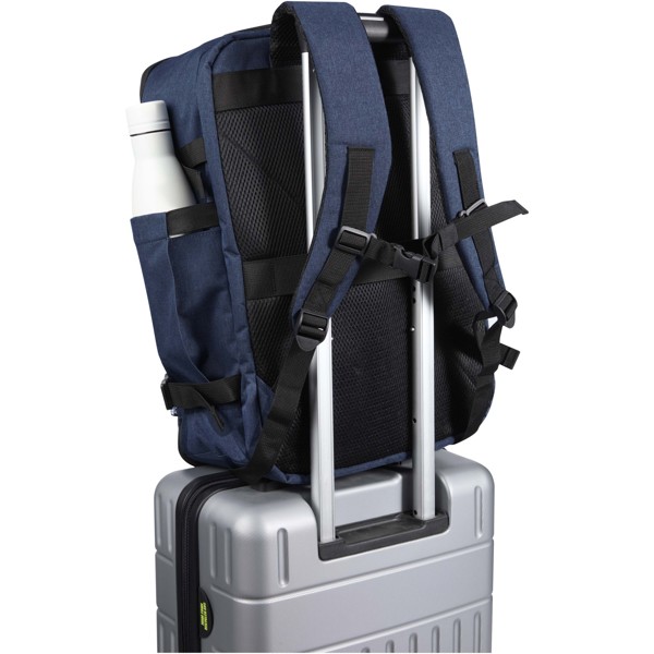 Sac à dos cabine Libra de 17" et 25 L recyclé et certifié GRS - Bleu cobalt