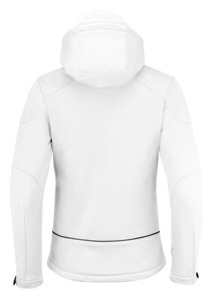 Printer Skeleton Ladies Softshell Jacket White XXL