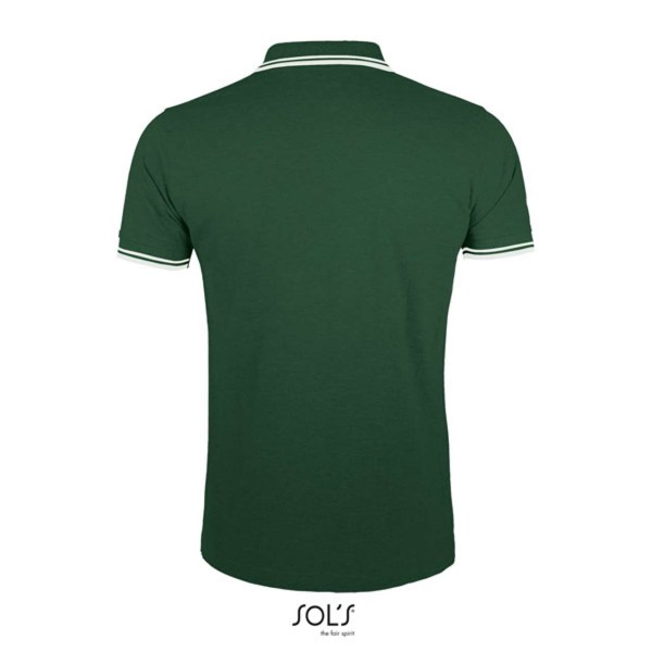 Sol's Pasadena Ανδρικά - Πουκάμισο πόλο - Forest Green / White / 2XL