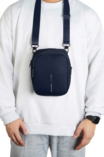 Sac bandoulière Boxy - Bleu Marine / Bleu Marine