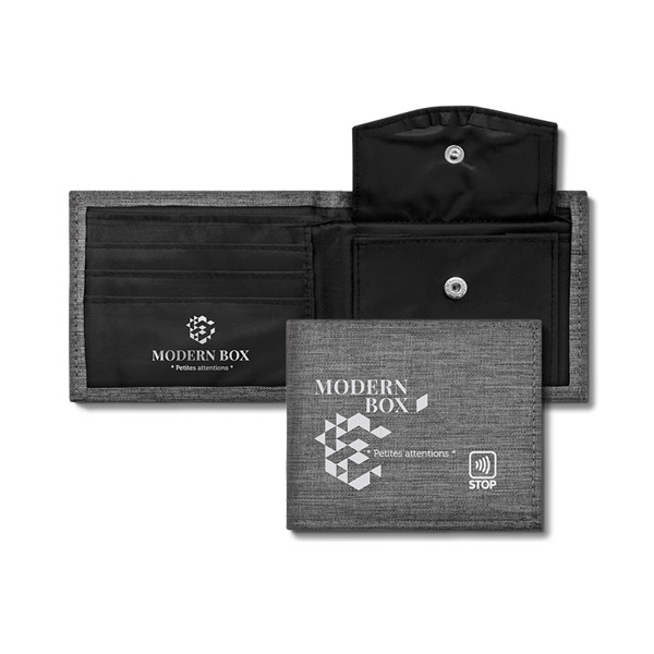 RPET ANTI RFID WALLET - Gris / 
