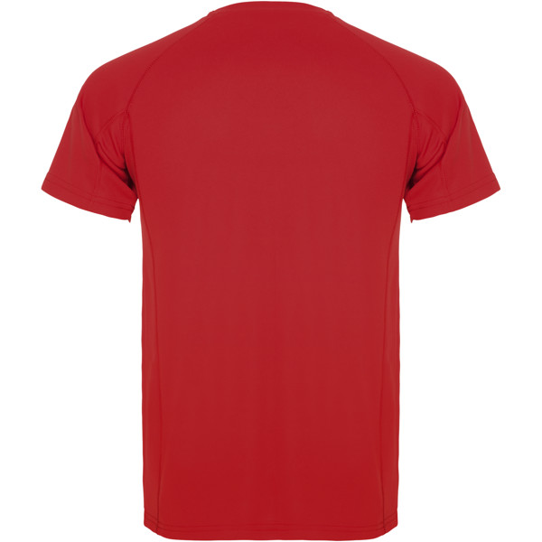 T-shirt sportiva da uomo a maniche corte Montecarlo - Rosso / XL