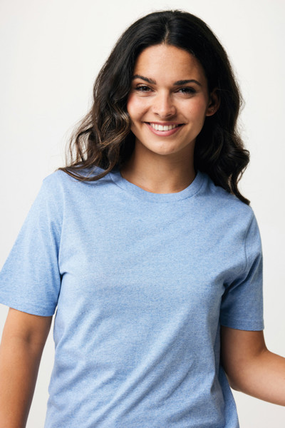 T-shirt léger en coton recyclé IQONIQ Sierra - Light Heather Blue / XXXL