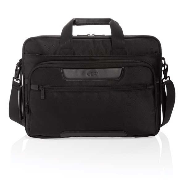 Swiss Peak laptop bag RFID, 15.6 inch, 1680D RPET