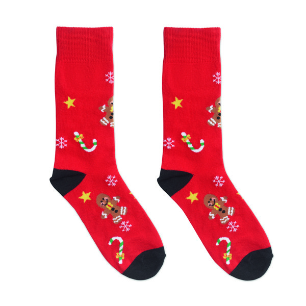 Pair of Christmas socks M Soc Medium - Red