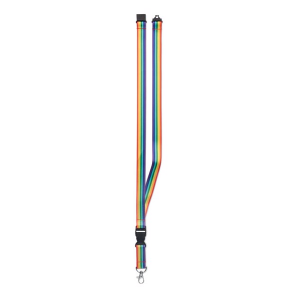 MB - Rainbow RPET lanyard Bowyard