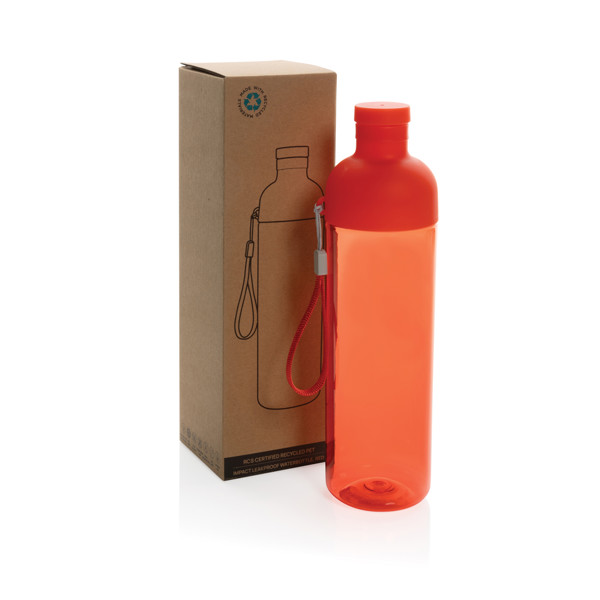 Xd Collection steklenica za vodo neprepustna rPET 600 ml - Rdeča