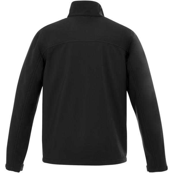 Maxson men's softshell jacket - Solid black / XS