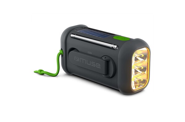 MH-08 | Muse radio, haut-parleur bluetooth avec solar et mécanisme de remontage