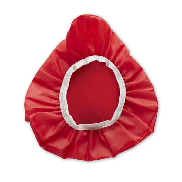Full colour Recycled-PET saddle cover - White elastic