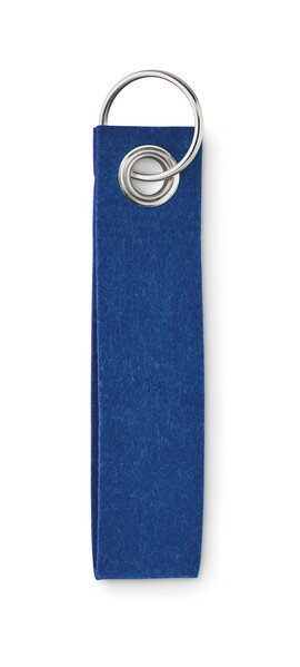 Portachiavi in feltro RPET Suora - Blu Royal