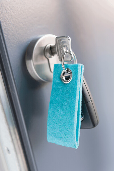 Key Ring Felt - Turquoise