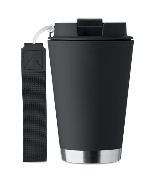 Double wall tumbler 300ml Topiz - Black