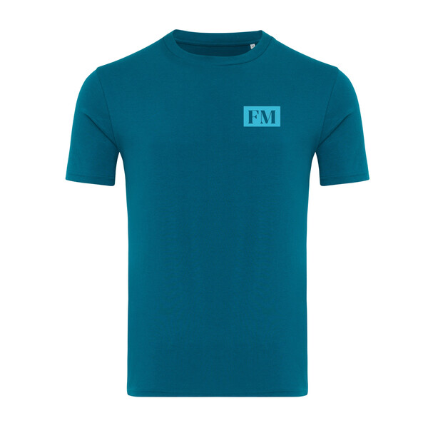 Tričko IQONIQ Brett z recykl. bavlny - Dark Teal / XS