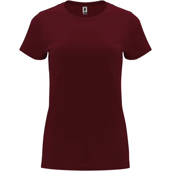 T-shirt a maniche corte per donna da 170 g/m² Capri - Granato / 3XL