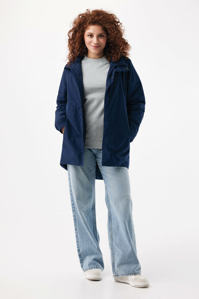 Parka en polyester recyclé IQONIQ Thelon - Bleu Marine / XXL